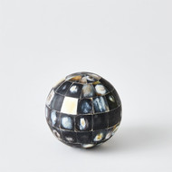 Global Views Horn Sphere - Black - Sm