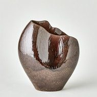 Global Views Horn Vase - Reactive Amethyst - Sm