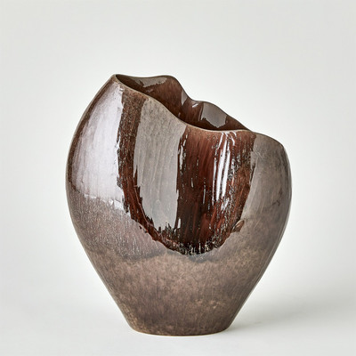 Global Views Horn Vase - Reactive Amethyst - Sm