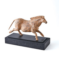 Global Views Horse Cave Sculpture