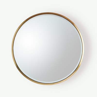 Global Views Hudson Mirror - Brass - Lg