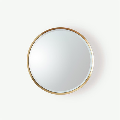 Global Views Hudson Mirror - Brass - Sm