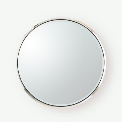 Global Views Hudson Mirror - Nickel - Lg