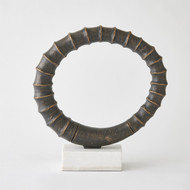 Global Views Infinity Horn Sculpture - Bronze
