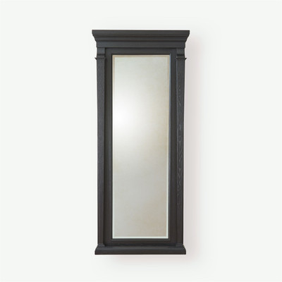 Global Views Josephine Floor Mirror - Blackened Oak