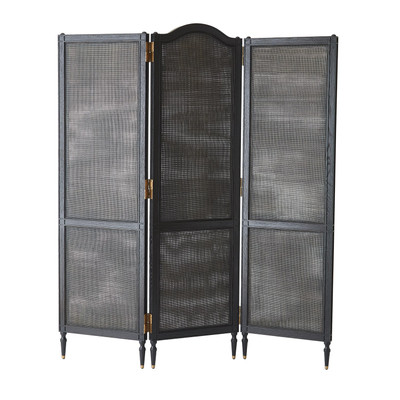 Global Views Josephine Screen - Blackened Oak