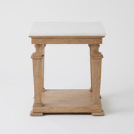 Global Views Josephine Side Table - Bleached Oak