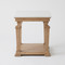 Global Views Josephine Side Table - Bleached Oak