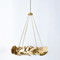 Global Views Laurel Chandelier - Brass