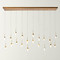 Global Views Leo Chandelier - 20 Drop Rectangle - Satin Brass