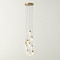 Global Views Leo Pendant - 10 Drop Round - Satin Brass