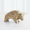 Global Views Les Animaux - Bison - Matte Antique Gold