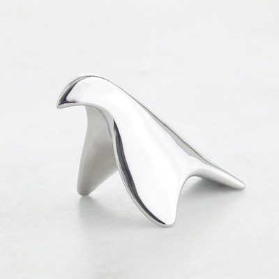 Global Views Les Animaux - Colombe - Bright Silver