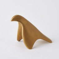 Global Views Les Animaux - Colombe - Matte Antique Gold