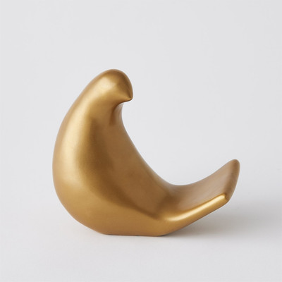 Global Views Les Animaux - Moineau - Matte Antique Gold