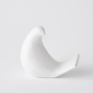 Global Views Les Animaux - Moineau - Matte White