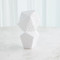 Global Views Les Facettes Sculpture - Matte White