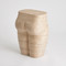 Global Views LHomme Stool - Travertine