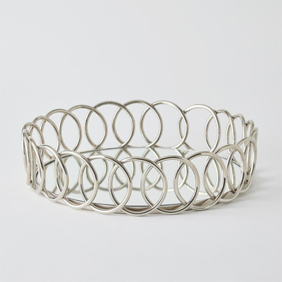 Global Views Loops Tray - Nickel