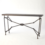 Global Views Love Knot Console - Bronze - Black
