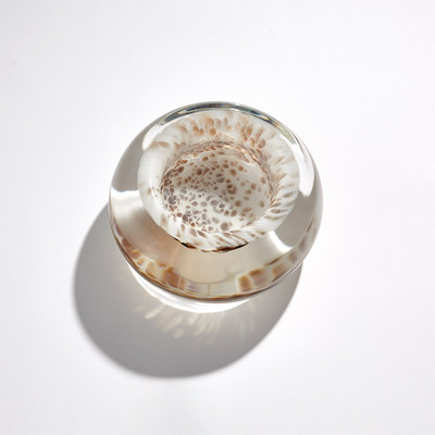 Global Views Ludlow Bowl - Brown Spots - Sm