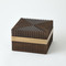 Global Views Magic Flute Square Box - Brass - Bronze