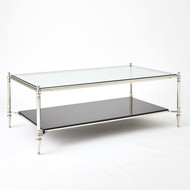 Global Views Medford Cocktail Table - Nickel