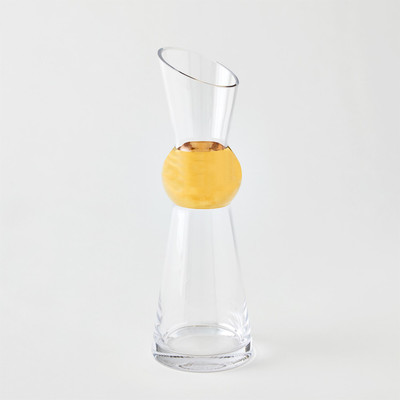 Global Views Metallic Orb Carafe - Gold - Lg
