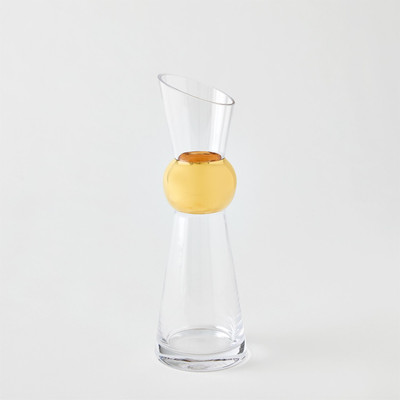 Global Views Metallic Orb Carafe - Gold - Sm