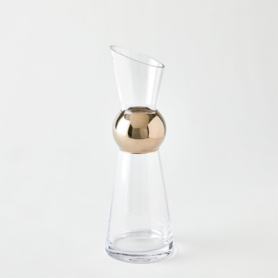 Global Views Metallic Orb Carafe - Platinum - Lg