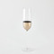 Global Views Metallic Orb Champagne Flute - Platinum