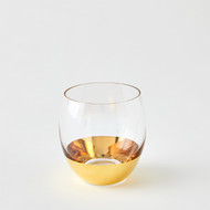 Global Views Metallic Orb DOF Glass - Gold