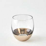 Global Views Metallic Orb DOF Glass - Platinum