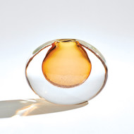 Global Views Micro Bubble Vase - Amber - Sm