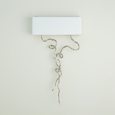 Global Views Morning Glory Wall Sconce - Nickel - HW