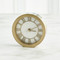 Global Views Mother of Pearl Clock - Brass