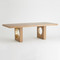 Global Views Oculus Dining Table - Nutmeg - Champagne