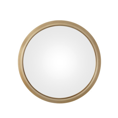 Global Views Oculus Mirror - Brass - Med
