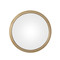 Global Views Oculus Mirror - Brass - Med