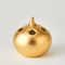 Global Views Oh No Vase - Matte Gold - Med