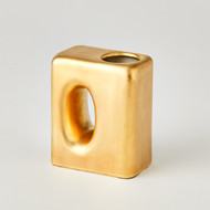 Global Views Oh Yes Vase - Matte Gold - Sm