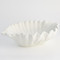 Global Views Organic Wave Oval Bowl - White - Lg