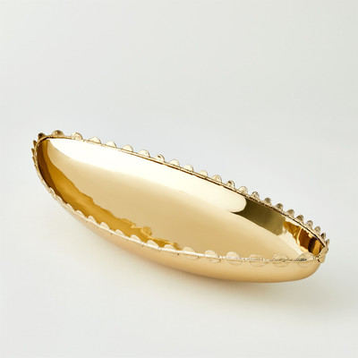 Global Views Pamelas Bowl - Brass