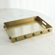 Global Views Pandora Malachite Tray