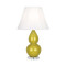 Small Double Gourd Table Lamp - Citron