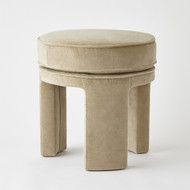Global Views Papu Stool - Beige