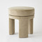 Global Views Papu Stool - Beige