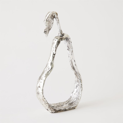 Global Views Pear Silhouette - Nickel
