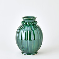 Global Views Pearl Vase - Emerald - Wide