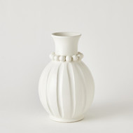 Global Views Pearl Vase - Matte White
